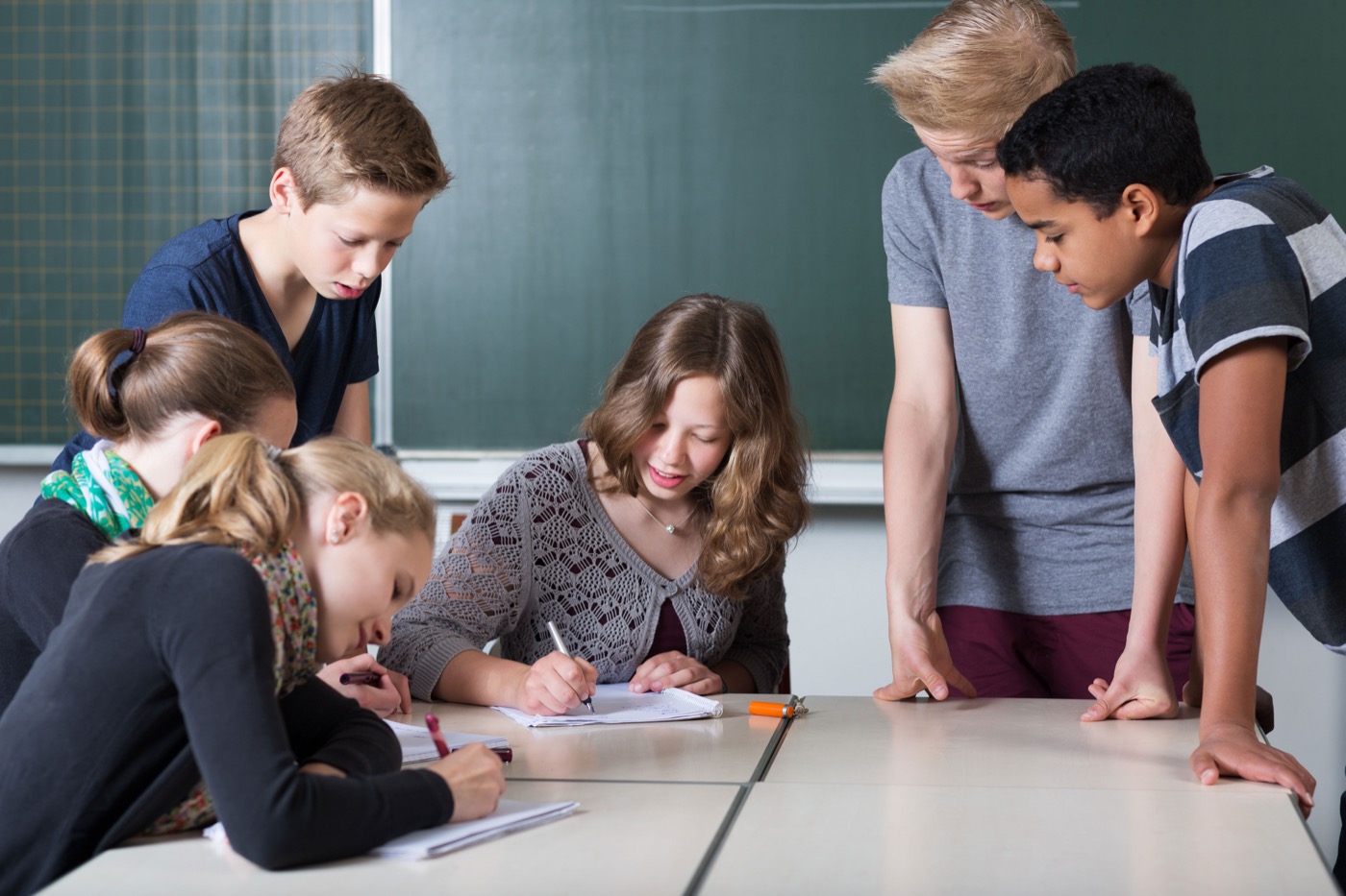 Children at school